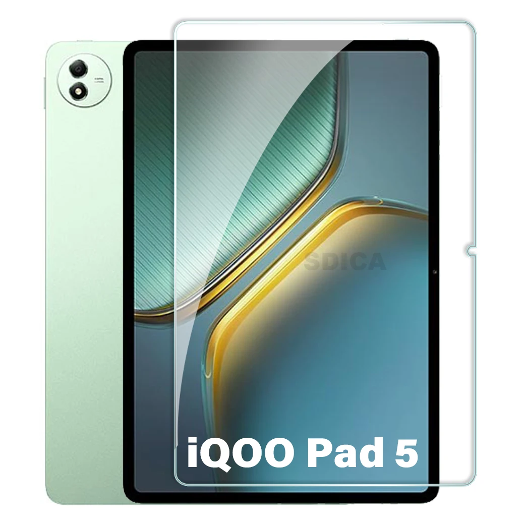 

For Vivo IQOO Pad 5 Tempered Glass Screen Protector Pad5 12.1 inch Tablet Anti Scratch HD Protective Film