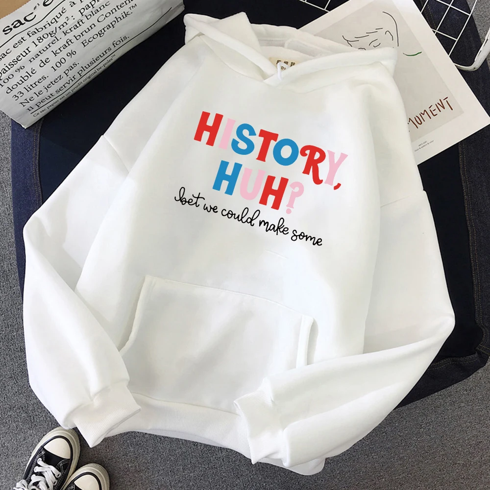 History Huh Red White Royal Blue Merch Hoodies Men/women Hooded Unisex Streetwear