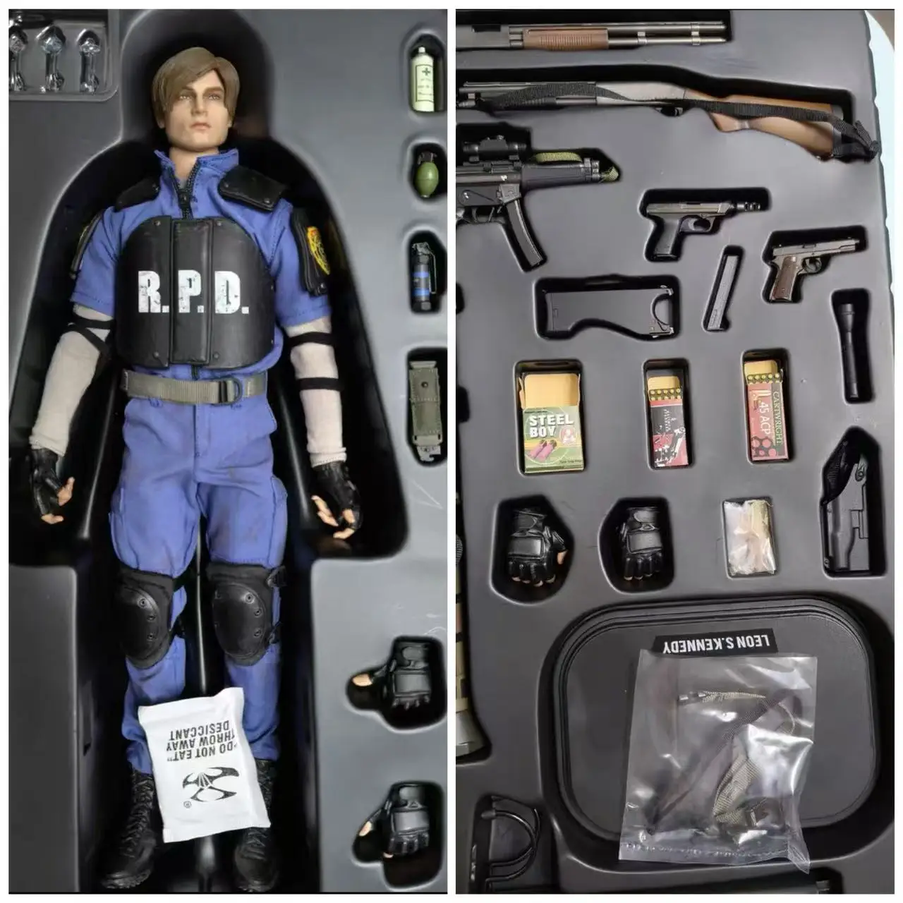 Stock Original DAMTOYS DMS037 Leon S.Kennedy Full Set Model 12