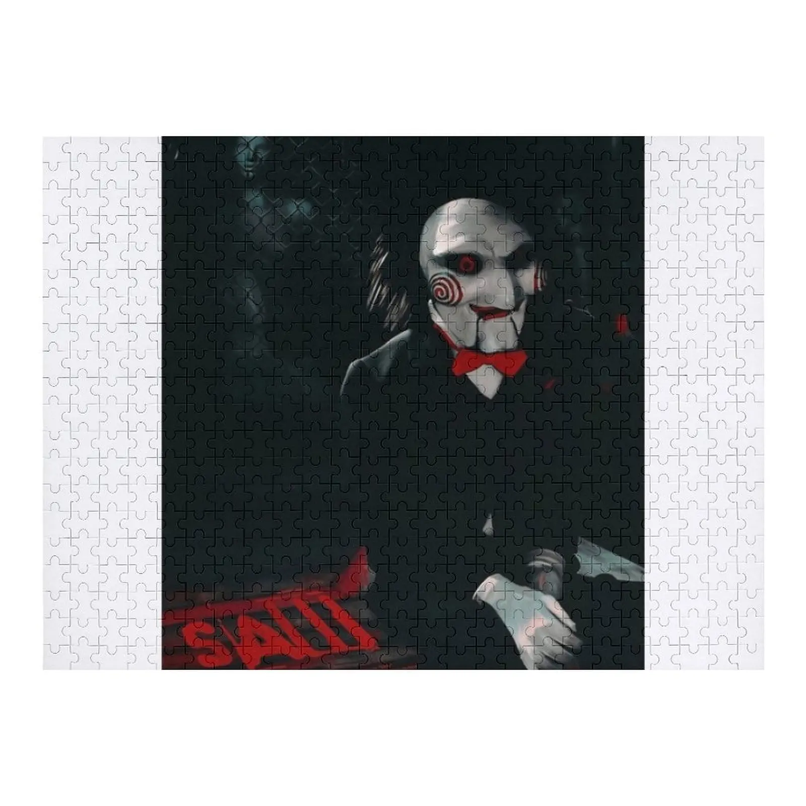 

Saw Movie poster Jigsaw Puzzle Custom Wooden Gift Diorama Accessories Baby Wooden Custom Child Gift Puzzle