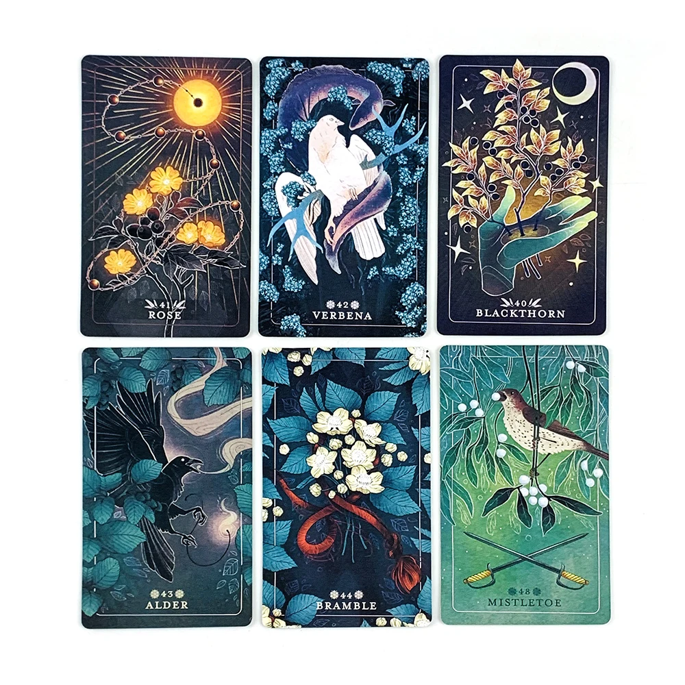 The Seed Sickle Oracle Deck Leisure Entertainment Game Cards Family Gathering Divination Deck Board Game Playing Card Game