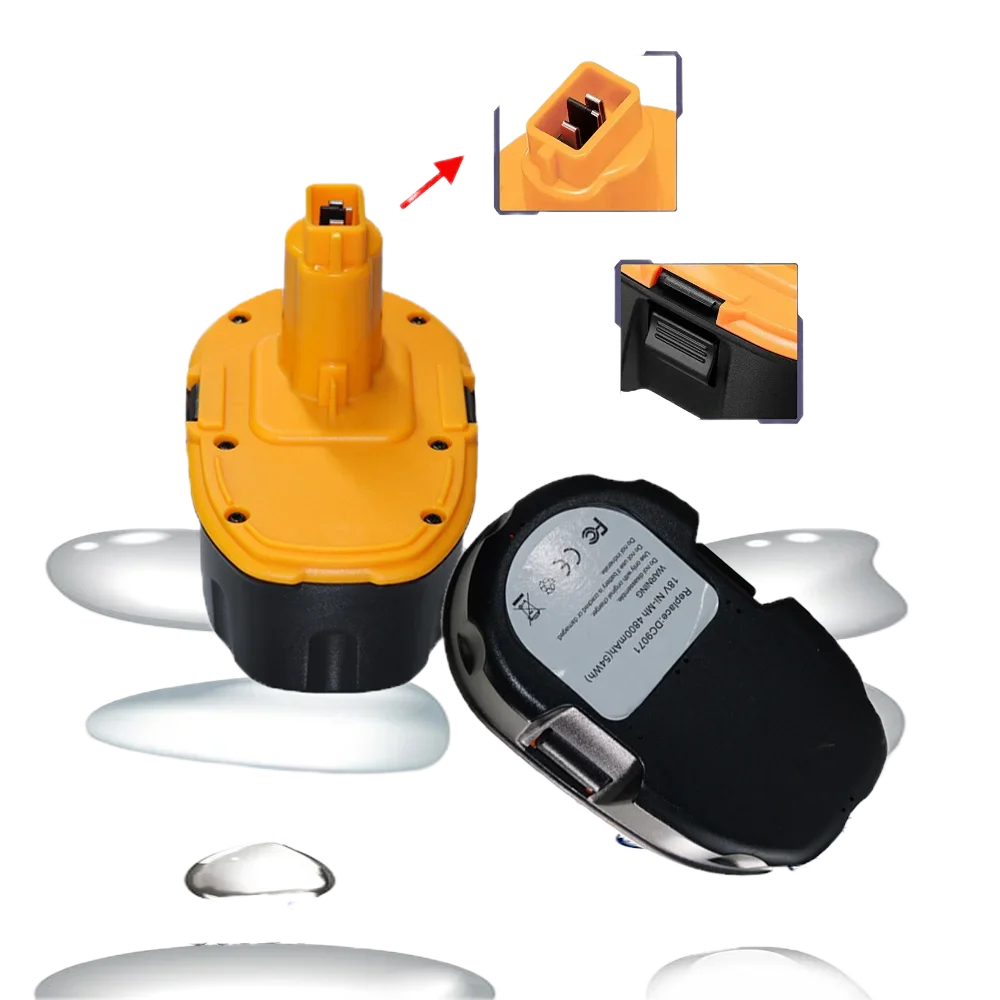 Imagem -03 - Bateria Nimh para Substituição da Broca sem Fio Dewalt 18v 4800mah Dc9096 De9039 De9096 De9098 De9503 Dc212 Dc330 Xrp