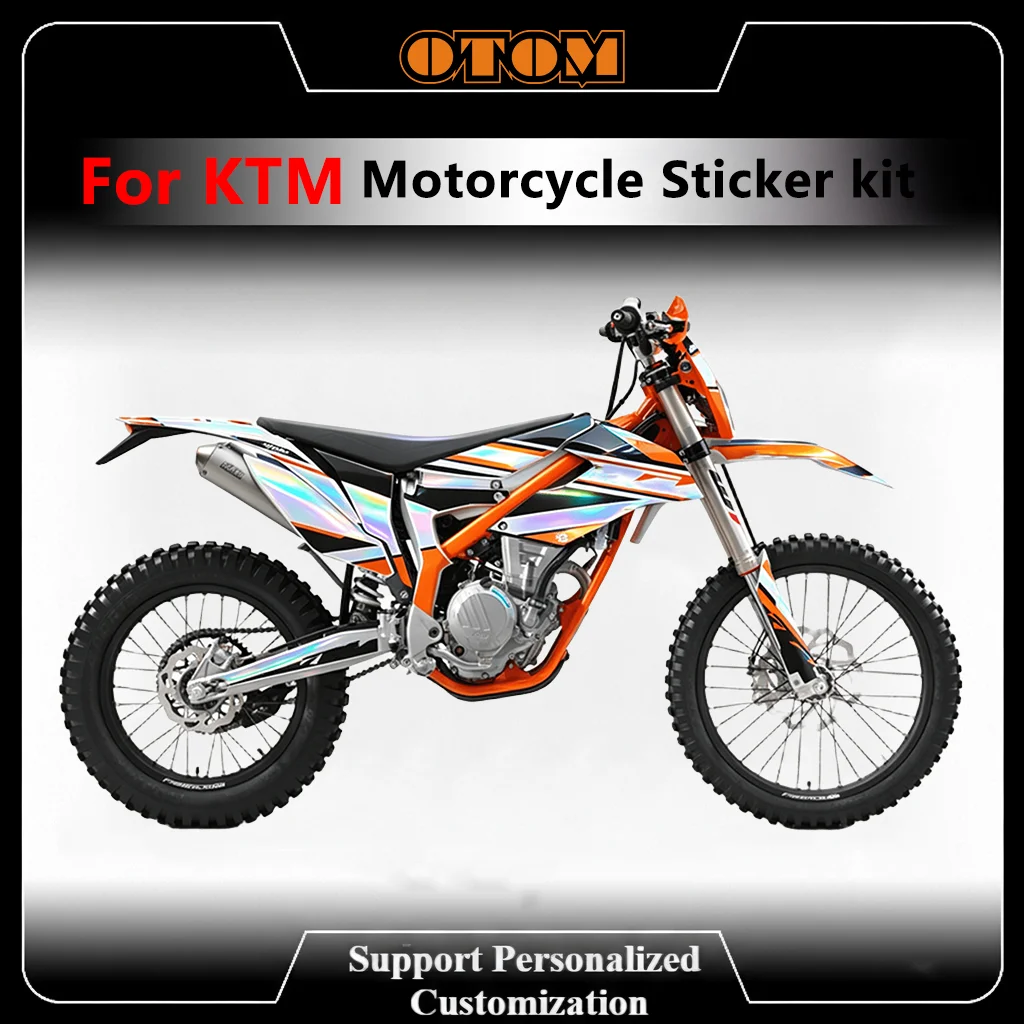 for-ktm-freeride-250-300-350-2016-2023-customize-motocrycle-graphics-decals-kit-holographic-background-full-sticker-kit