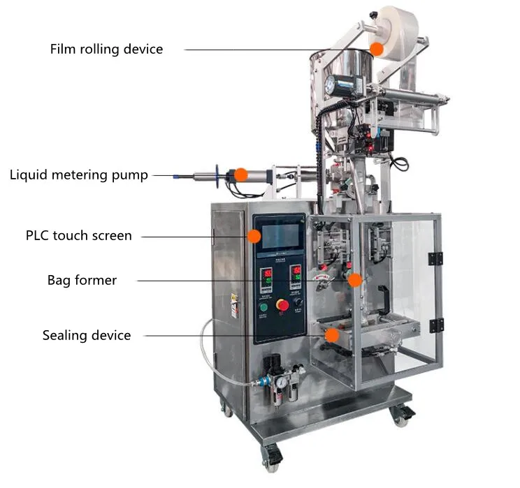 Automatic Essenc Filling Packing Emachinery For Spaghetti Sauce KN-200Y