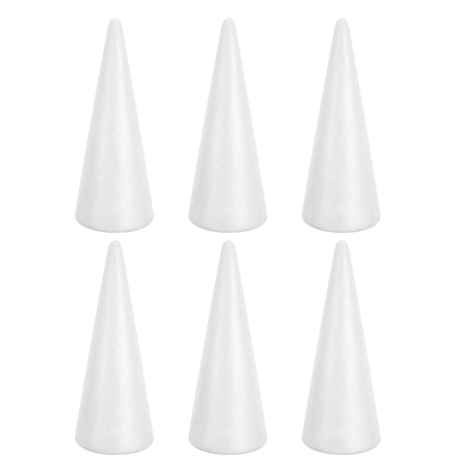 

White Foam Cone 60Cm Large for Floral Craft DIY Art Projects Decorations Holiday Events Premium Foam Round Cone Supplies