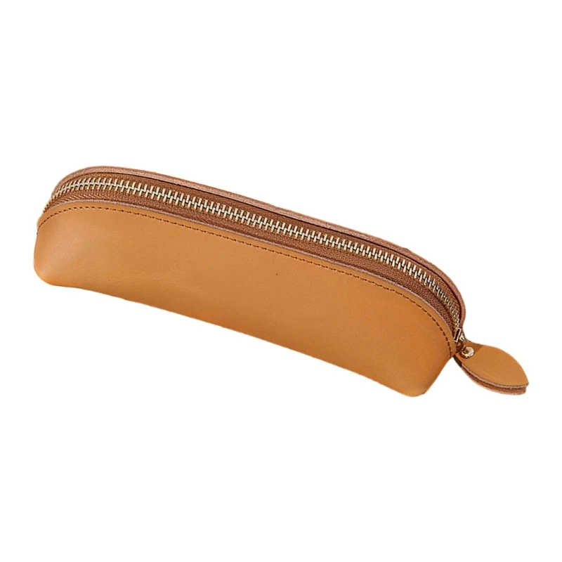 20CB Borsa per cancelleria Astuccio in pelle Astuccio per penne durevole con cerniera Borsa per trucco Astuccio per occhiali per