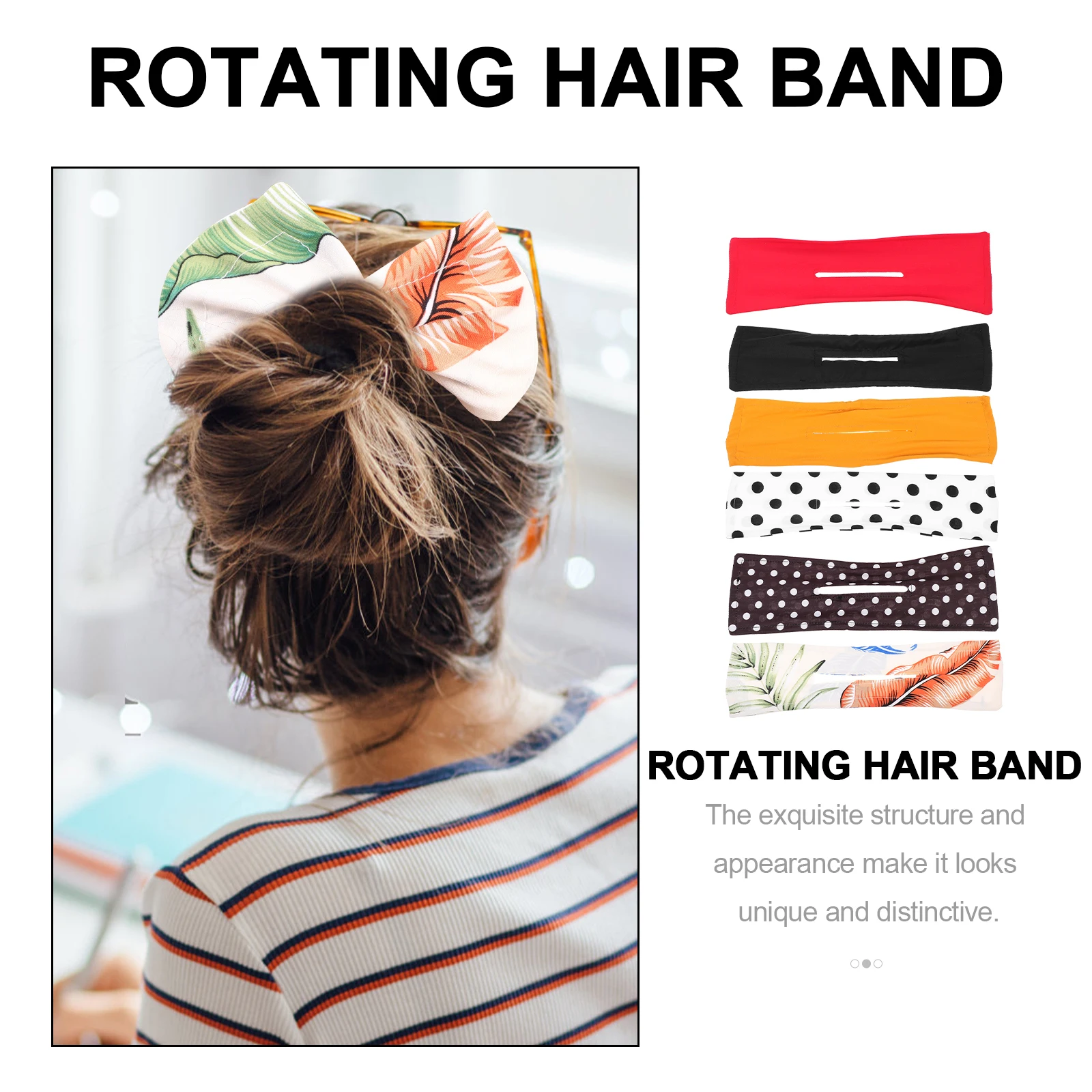 

Clip Lazy Hair Bun Maker for Long Holders Women's Cute Bowknot Accessory Band Wrap Curlers