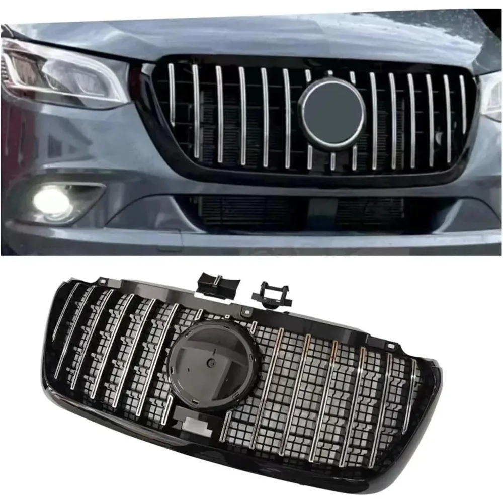 

Exterior Parts Racing Front BUmper Hood Grid Compatible For Mercedes Sprinter 2018-2023 W907 GTR Panamericana Style