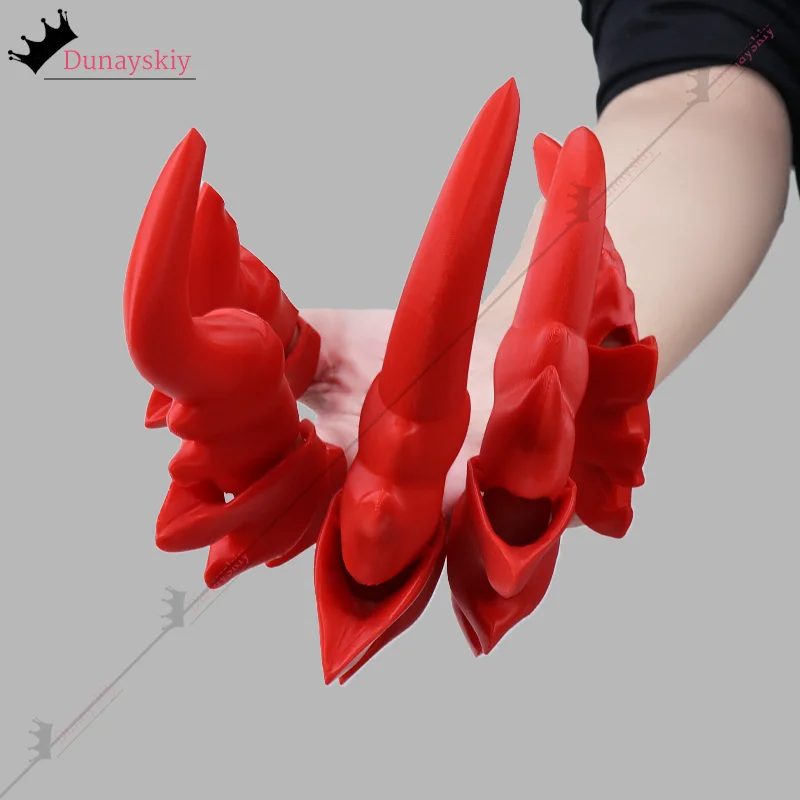 男性と女性のためのハロウィーンの可動アクリルクロー,フライングフック,コスプレアクセサリー,アニメパーティーのパフォーマンス,ドレスアップアクセサリー,カスタマイズ,3色,13cm, 5個,10個