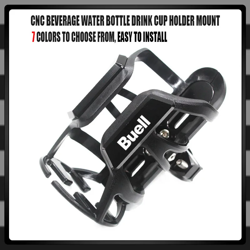 For Buell 1125R 1125CR XB12R XB12Ss XB12Scg Ulysses XB12XT XB9 all Motorcycle CNC Beverage Water Bottle Drink Cup Holder Mount