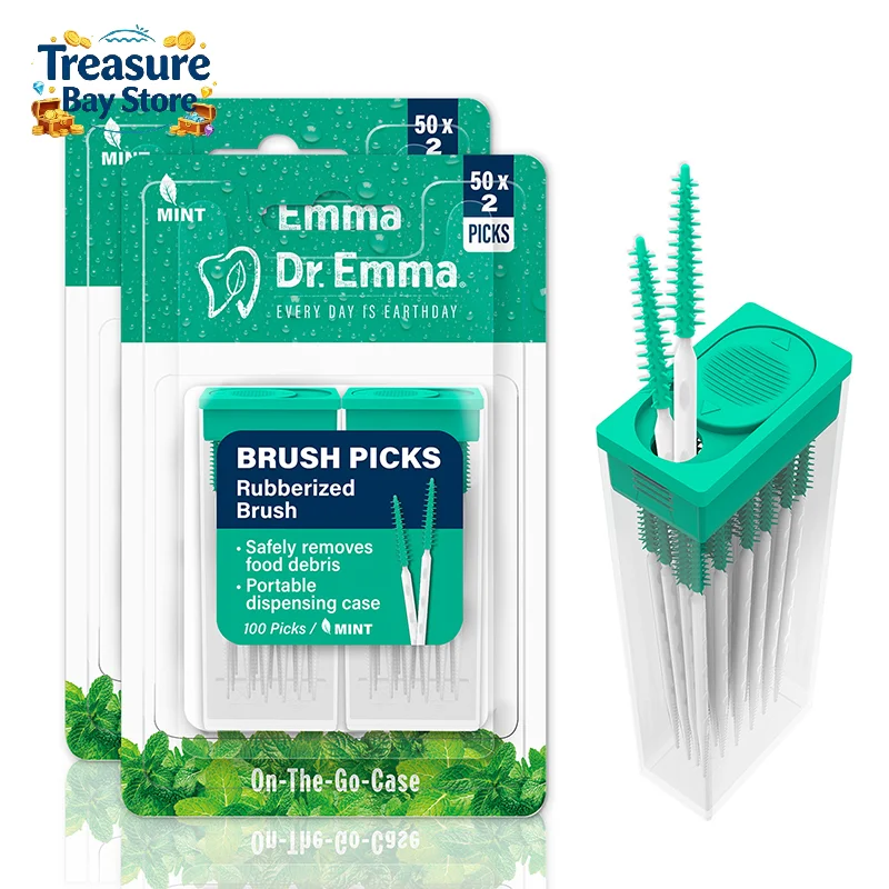 100 Spazzolini Interdentali in - Dental Floss Picks recensione e prezzo