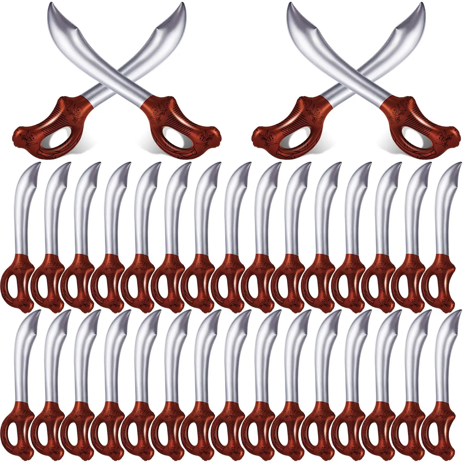 Inflatable Pirates Sword, Pirate Halloween Party Supplies, Inflatable Swords Summer Pool Swimming Party Water Toy