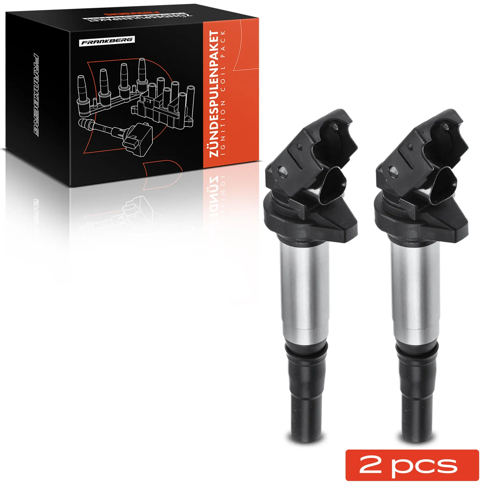 Module d'allumage Frankberg 2x Bobine d'allumage pour BMW Série 1 F20 F21 Série 3 Touring F30 F80 F31 MINI R56 R57 R55 R60 R58 R61 R59 UF-598 12137575010
