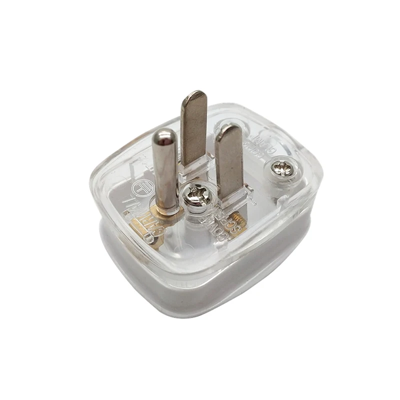 

US American 3 Pins AC Electrical Power Rewireable Plug Male W/ Wire Socket Outlet Adaptor Adapter Extension Cord Cable Connector