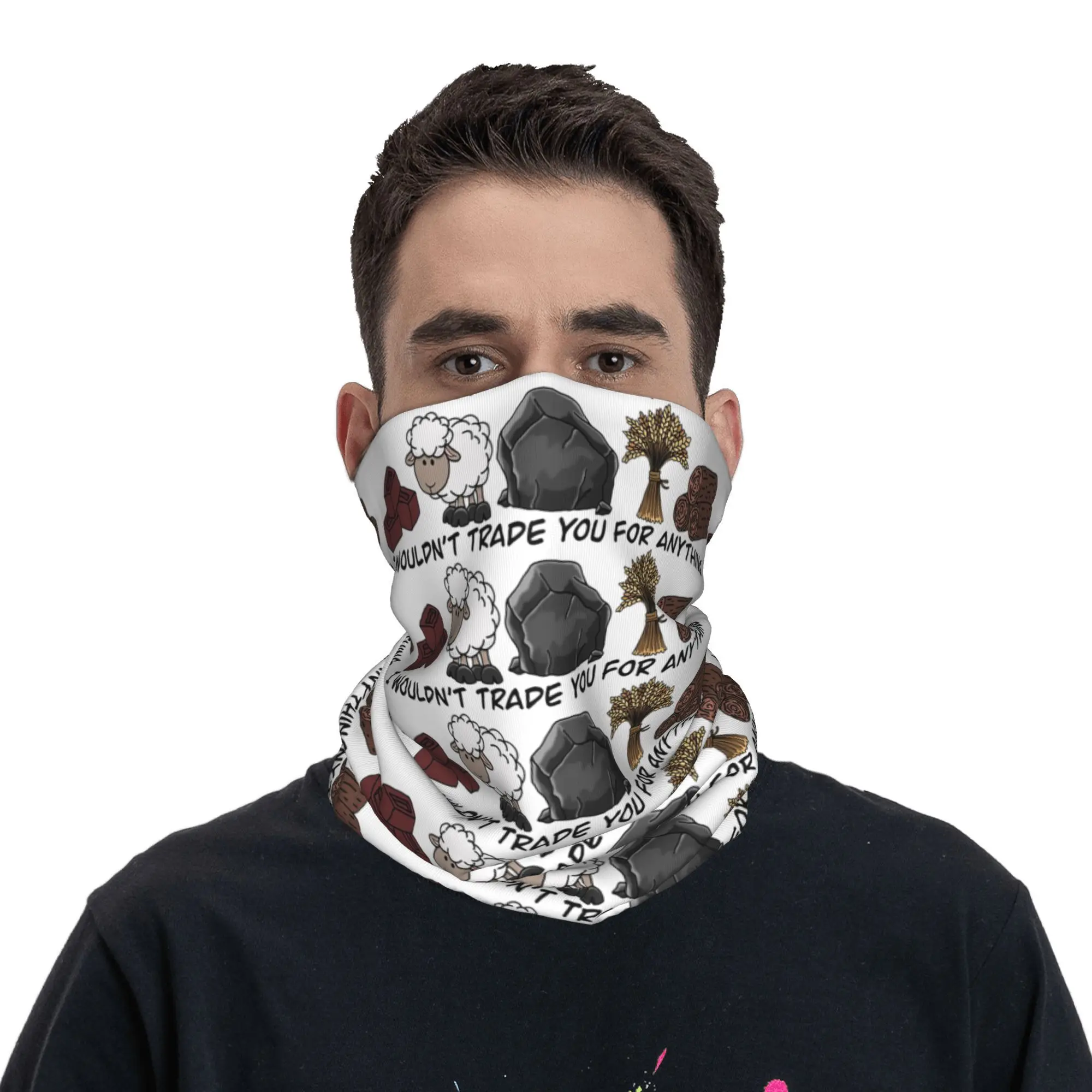 

Я ничего не торжешь за все - катана Бандана на шею Шарф с принтом Теплая маска для лица Пеший туризм Рыбалка