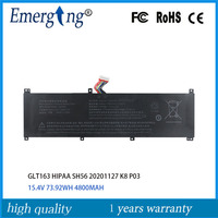 GLT163 Battery For HIPAA SH56 20201127 K8 P03 15.4V 73.92WH 4800MAH NEW