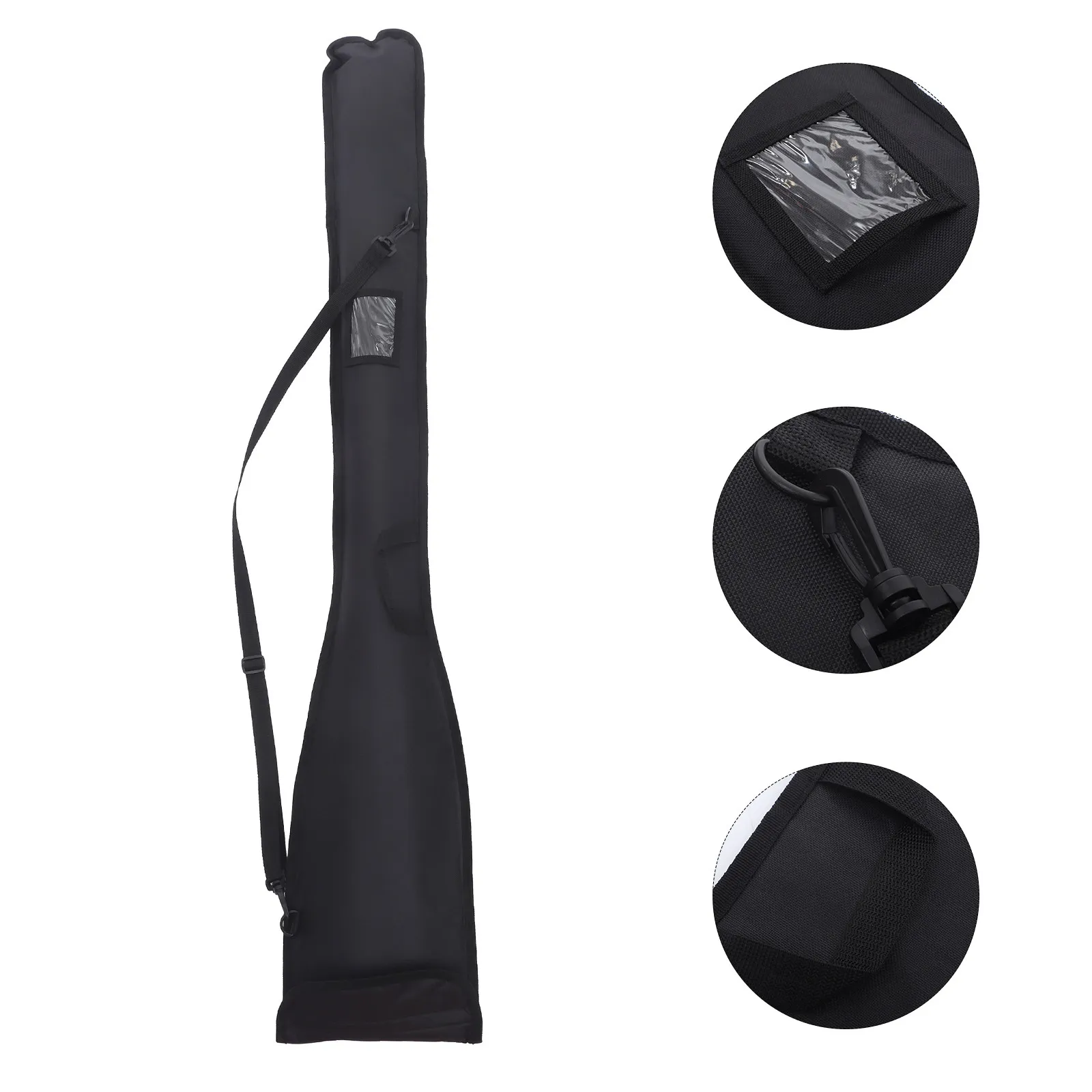 

Легкая складная черная сумка для хранения весел с регулируемым ремнем, чехол для весла для лодки, держатель для весла для каяка, портативный чехол для каноэ для активного отдыха