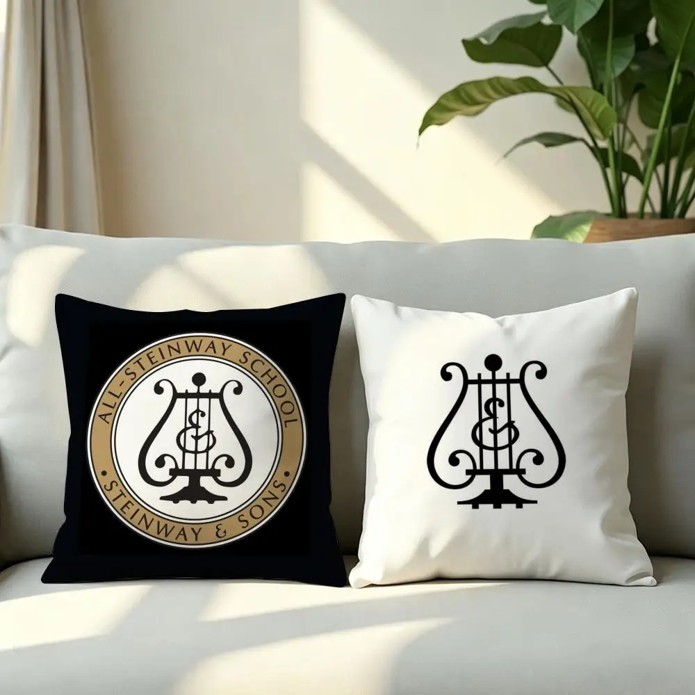 Brand-Steinway & SonsS Cushion Cover 4Pcs Soft Plush Throw Pillow Covers 40x40 45x45 for Sofa Bedroom