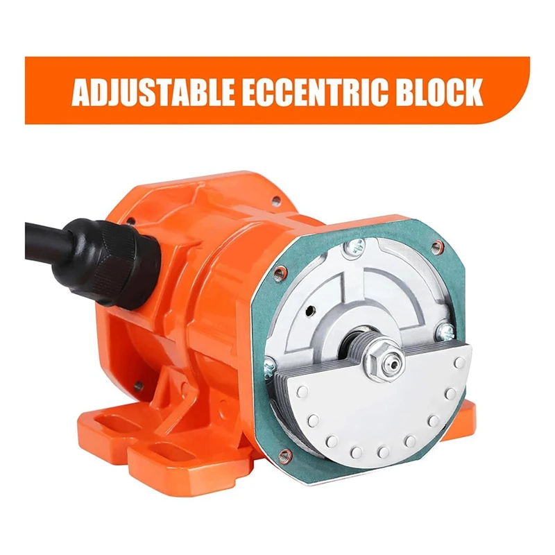 Vibration Motor For Salt Sand Applicator And Concrete Mixer 5000Rpm 100W DC12V Aluminum Housing Concrete Vibrator Durable