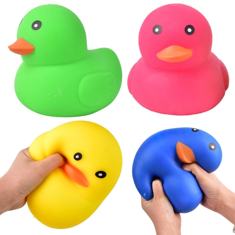 large-tpr-rubber-duck-squishy-stress-relief-toy-multicolor-cute-duck-squeeze-fidget-toy-slow-rebound-soft-bath-toys-for-kids