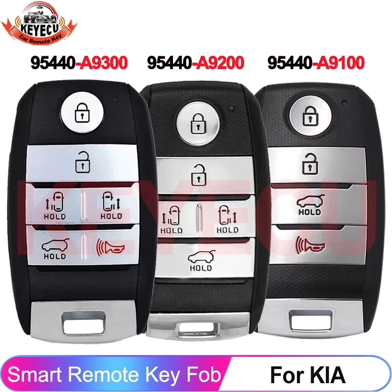 

95440-A9300/95440-A9100/A9200 433 МГц бесконтактный ключ дистанционного управления для KIA Carnival Sedona 2016 2017 2018 2019 2020 ID47 чип