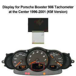 Dashboard LCD Display for Porsche 911 996 and 986 Boxster Tachometer On The Center KM Version