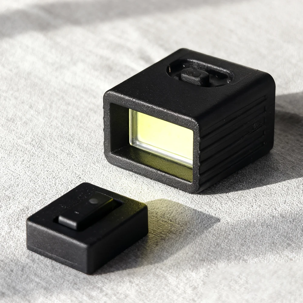 6F22 بطارية COB مصباح يدوي صغير محمول 9 فولت بطارية ضوء قوي LED الإضاءة ضوء العمل أدوات الإضاءة الليلية للخارجية