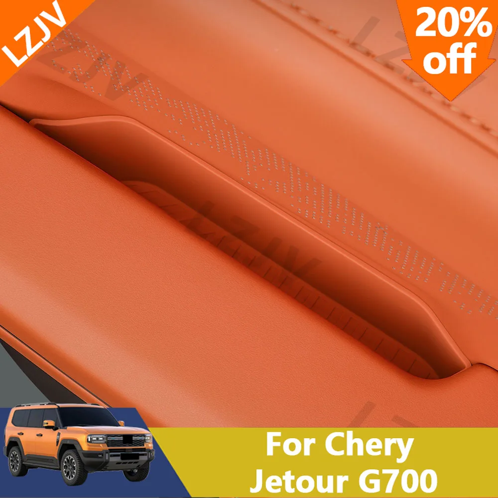 NEW 4 Pcs For Chery Jetour G700 2025 2026 Car Door Handle Slot Storage Pad Car Modification Accessories Original Color Silicone
