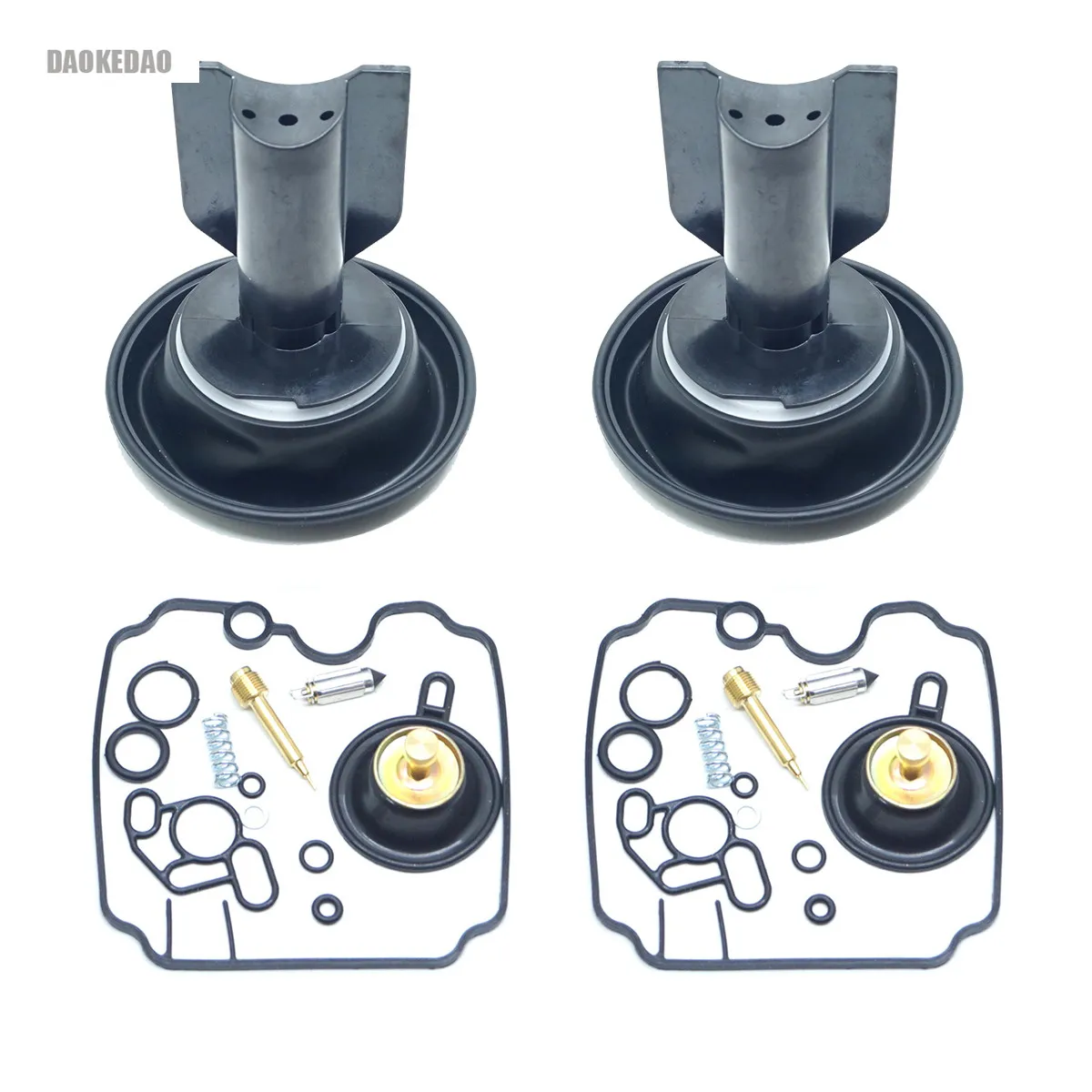 Kit de reparación de carburador para Yamaha TDM850 TDM 850, juego de reconstrucción, válvula de aguja de flotador, tornillo piloto, diafragma de émbolo de vacío