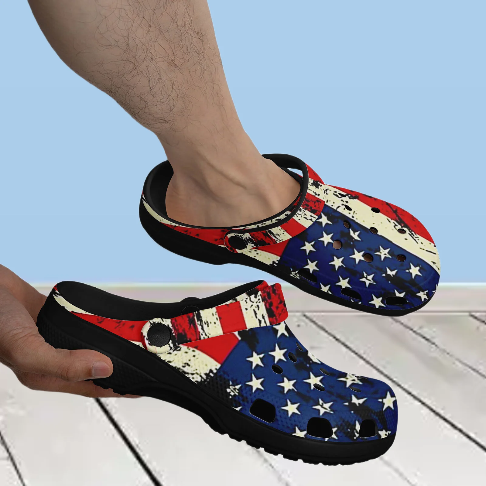 

Легкие тапочки унисекс. Обувь с отверстиями. Стильные и модные. Подходит для пар. Повседневный отдых. Путешествия и пляжный отдых.