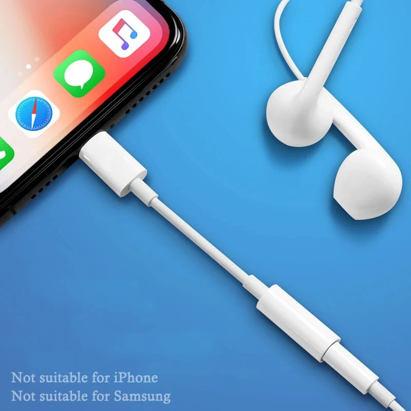 5pcs Type-C to 3.5mm Jack Converter Earphones Audio Adapter Cable Type USB C to 3.5mm Headphones Aux Cable for Huawei Xiaomi 10