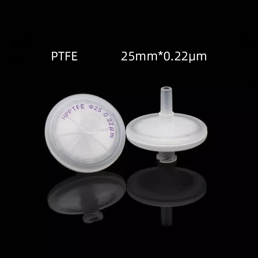 5pcs/lot 13mm 25mm Disposable hydrophobic organic Flter with PTFE Microporous Membrane For Lab liquid chromatography