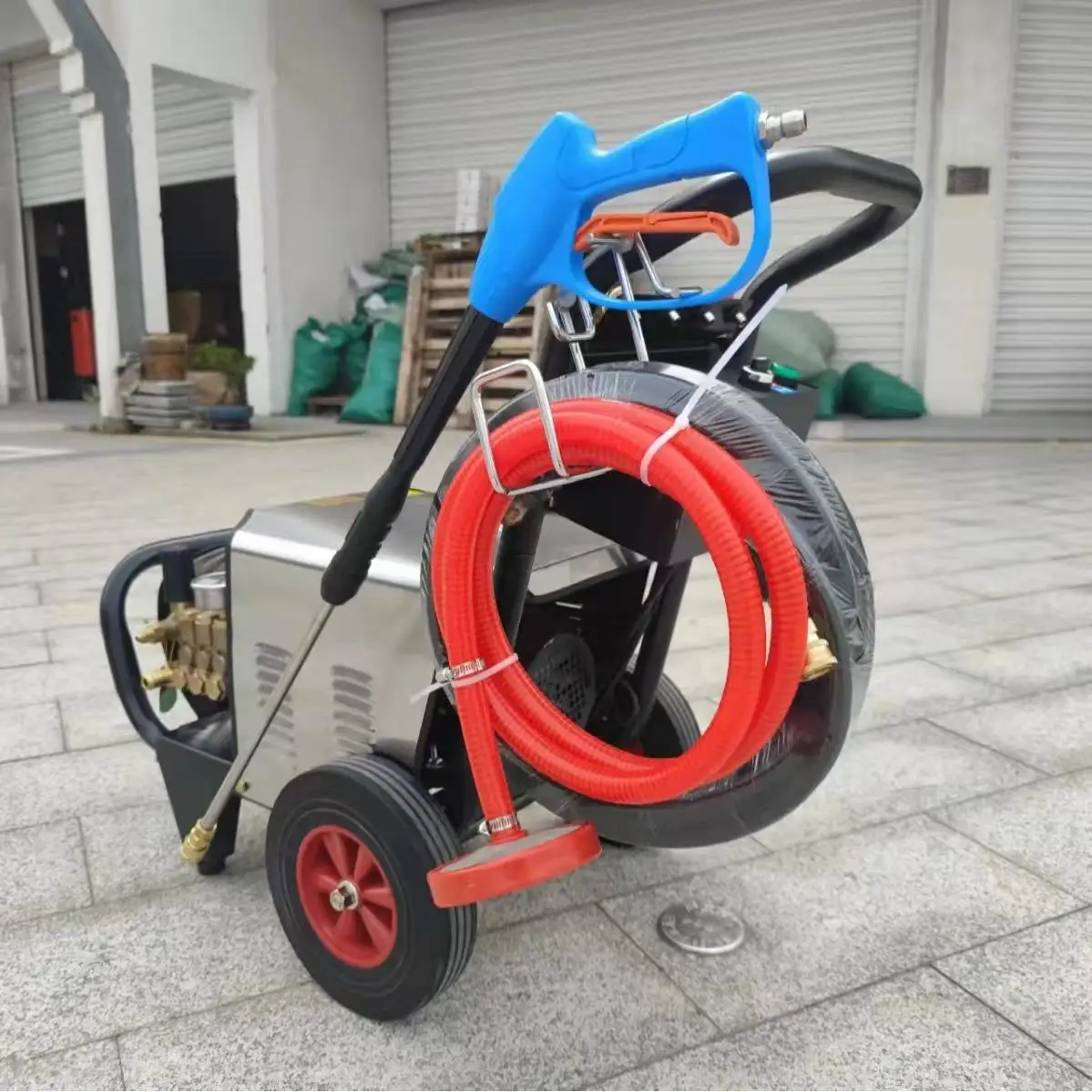 Powerful Electric High-Pressure Washer Cold Water Car Wash Machine Efficient Floor Cleaning for Household Use