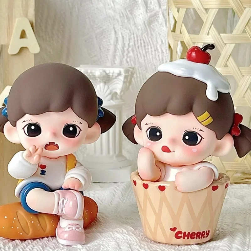 

New Zoraa Meibao Bakery Mini Series Action Figures V2 Kawaii Desktop Decor Trendy Toy Model Mini Pendant Children's Day Gift
