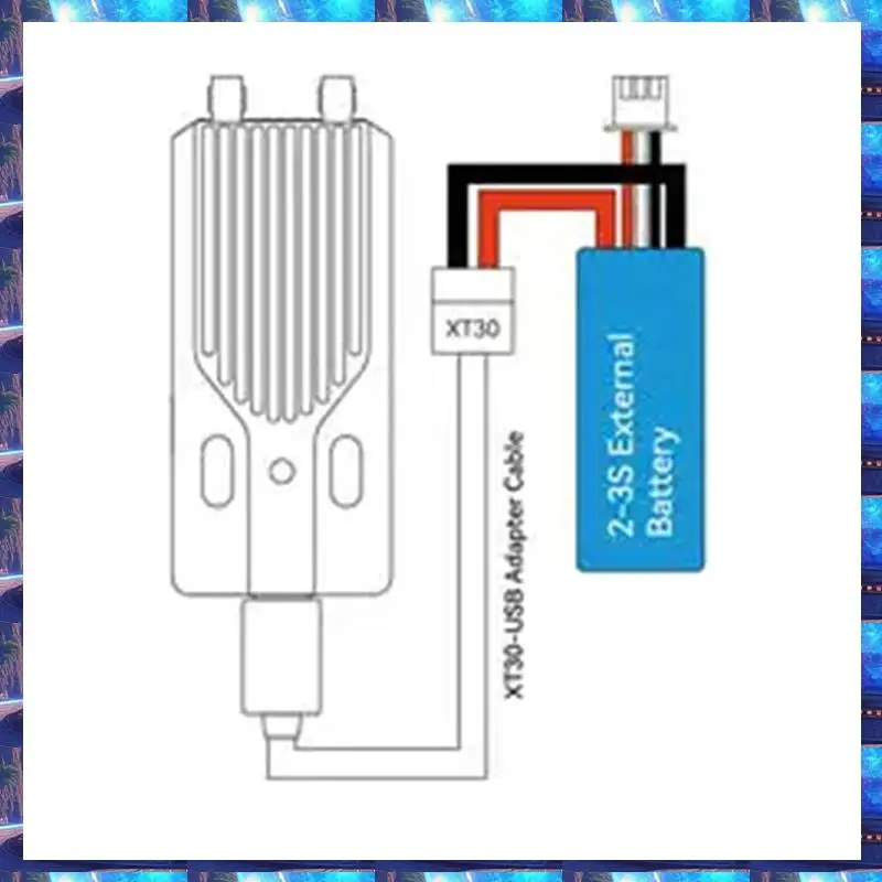 

FPV Superg Nano ELRS 2.4G RF Module 1W Dual-Frequency Diversity Transmitter For RC FPV Traversing Drones DIY Easy To Use Red