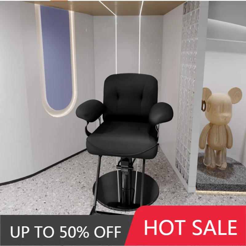 Luxury Trendy Barber Chair Hairdressing Beauty Salon Commercial Shampoo Barber Chair European Aesthetic Commercial Furniture