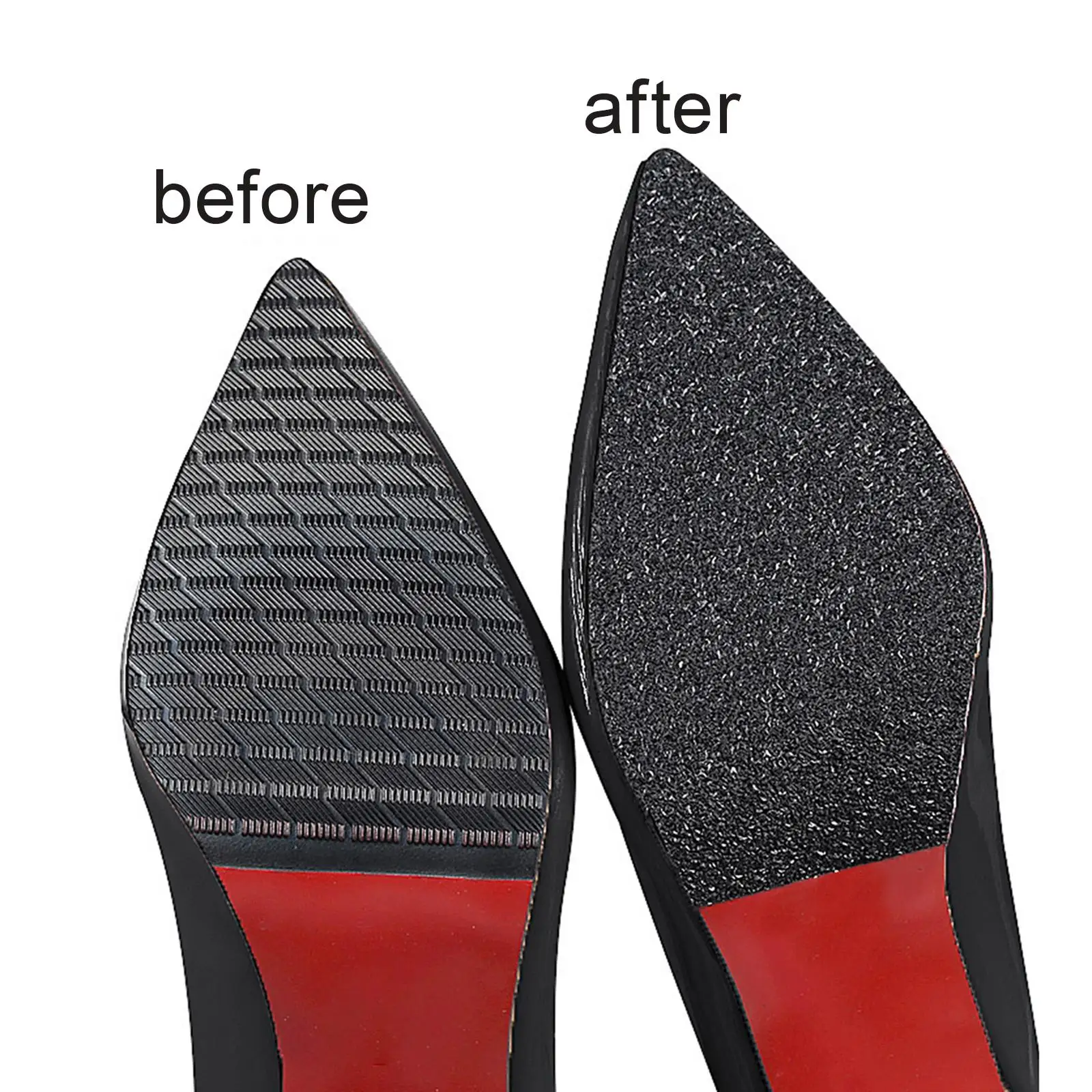 Sole Stickers Shoes Protector Self-adhesive Rubber Non Slip Pads for Women’s Heels Shoe Maintenance