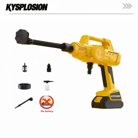 Portable Wireless High Pressure Washer Handheld Power Washer with 6-in-1 Nozzle Foam Cannon for DeWalt 20V Battery Car Washer