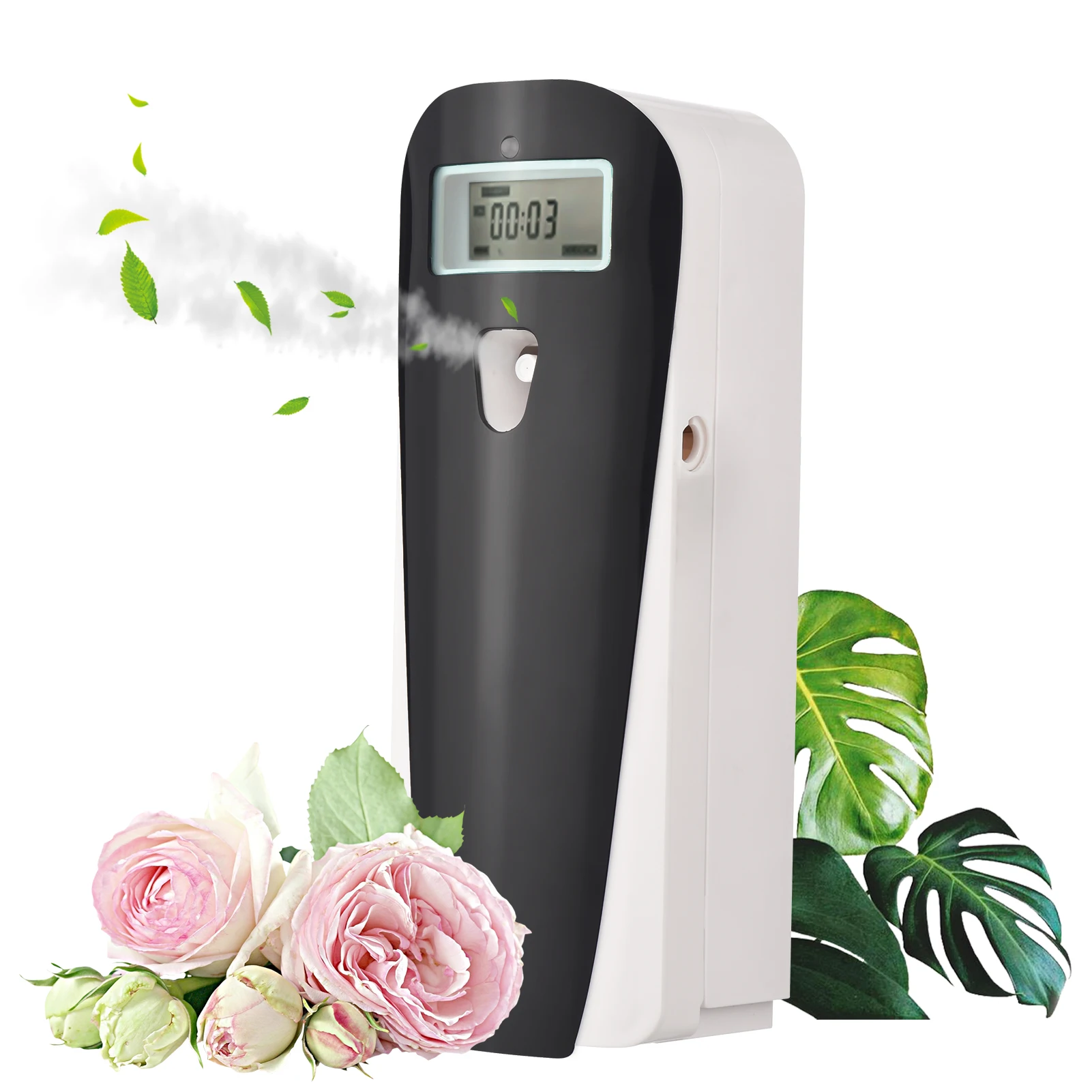 

Настенный программируемый освежитель воздуха, автоматический дозатор ароматического спрея, 415 мл, с ЖК-экраном для дома, отеля, офиса