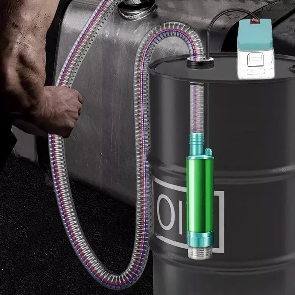 Batteria al litio pompa dell'olio 20v pompa dell'acqua elettrica pistola per irrigazione olio per rifornimento pompa Diesel pompa sommergibile artefatto X8N2