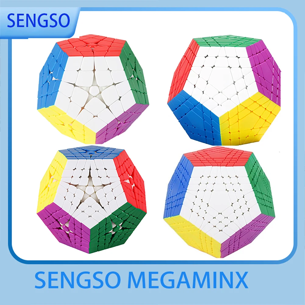 [JudyCube] Sengso Megaminx Cube Shengshou Master Kilominx 4X4 5X5 Gigaminx 6x6 Elite Kilominx 7x7 Teraminx Dodecahedron