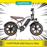 HAPPYRUN G60 Electric Bike 48V 750W Motor 48V 18Ah  20*4.0\