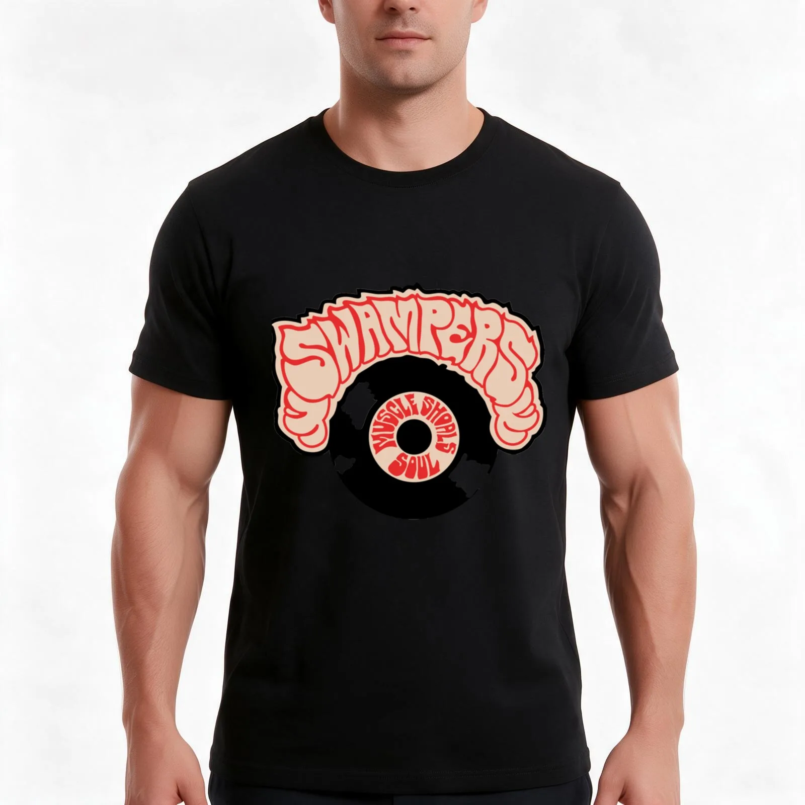 Muscle Shoals Swampers T-Shirt Summer Casual Cotton Tee Oversized Streetwear Tops Vintage Graphic Print Unisex Men Women