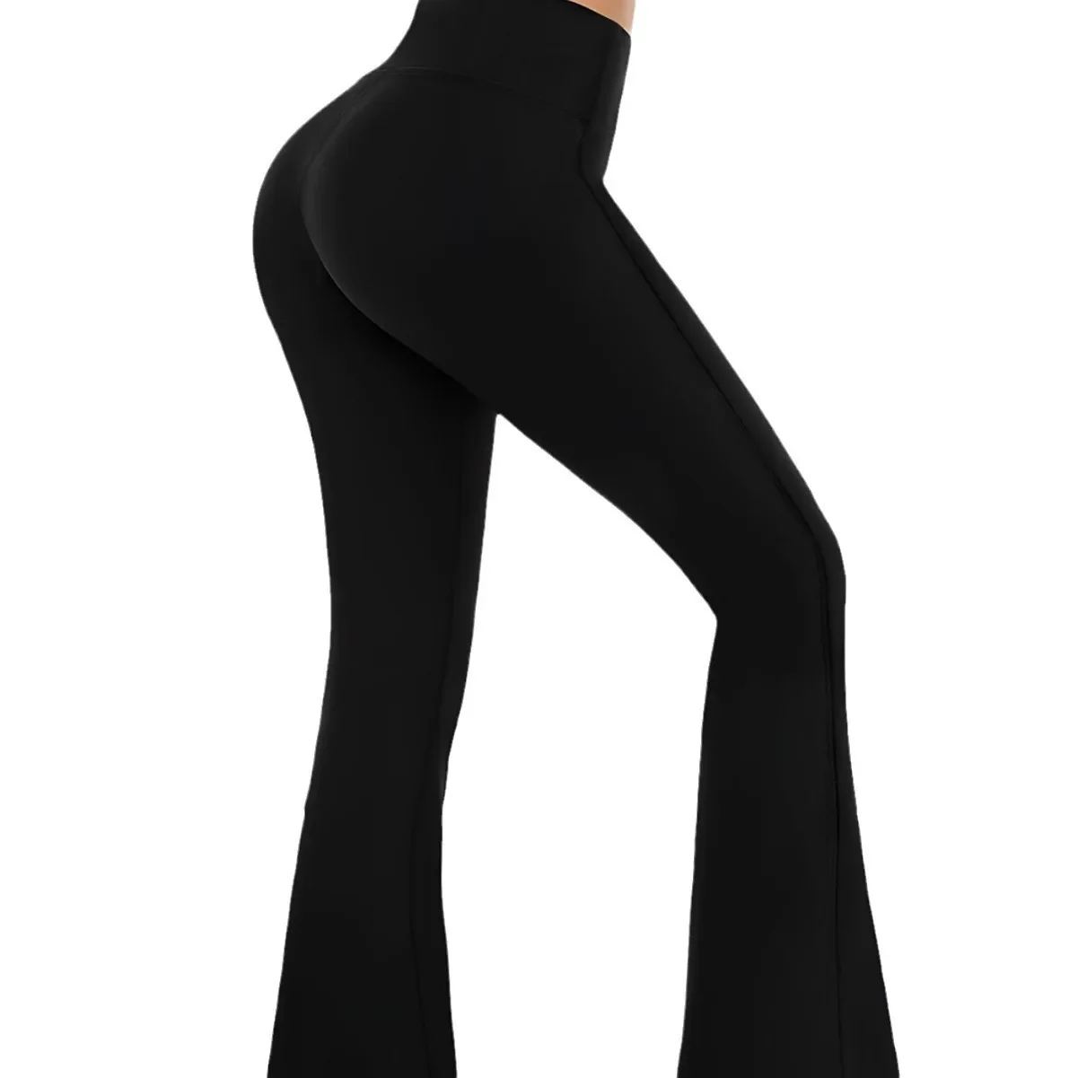 

Women Leggings Wide Leg Flare Pants Sports Trousers High Waist Peach Hip Wide Leg Pants Yoga Leggings Fitness Running Jogging