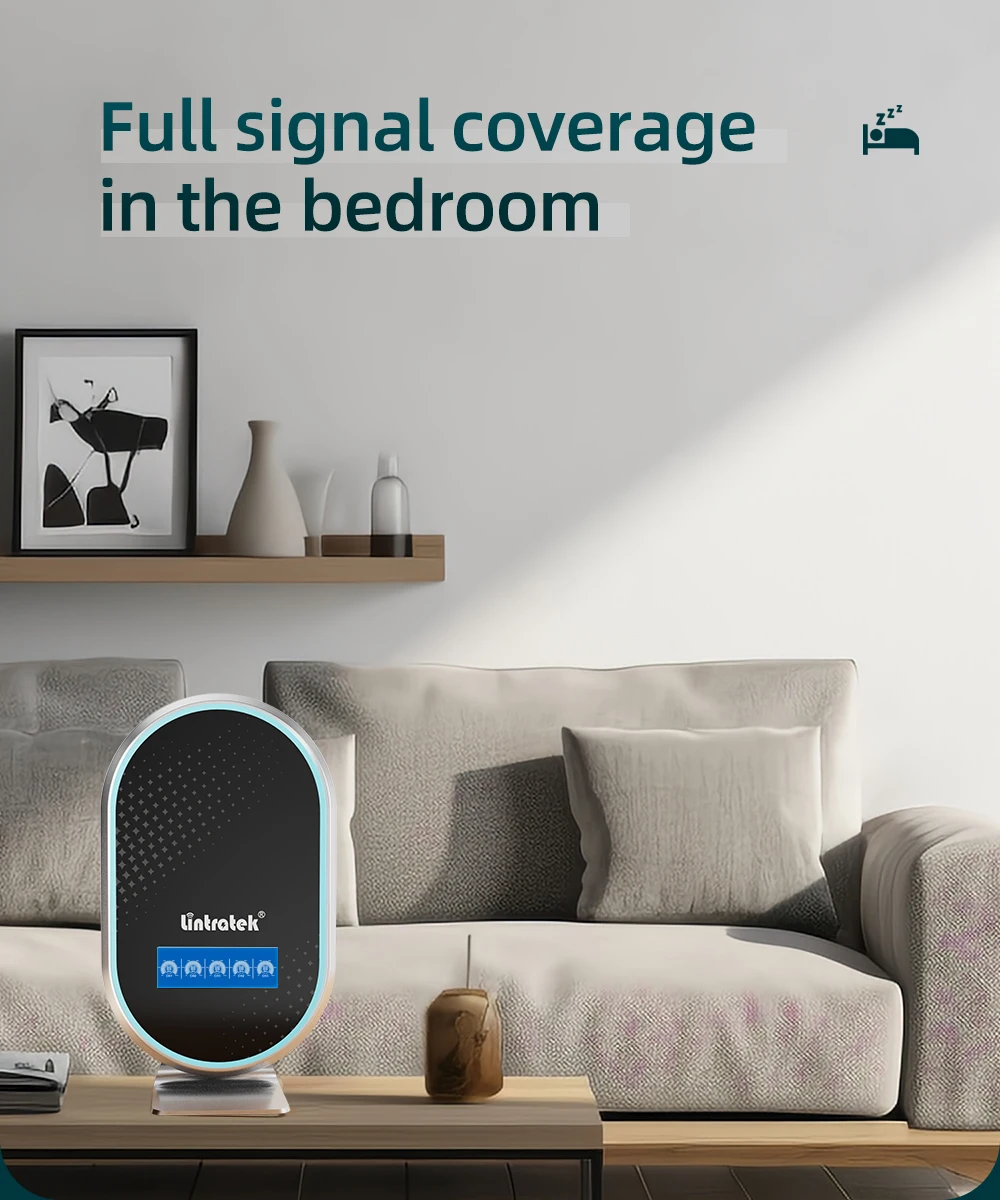 

5G 4G Signal Repeater Three Frequency Five Frequency Amplifier No Wiring Needed Cell Phone Booster for Home Office