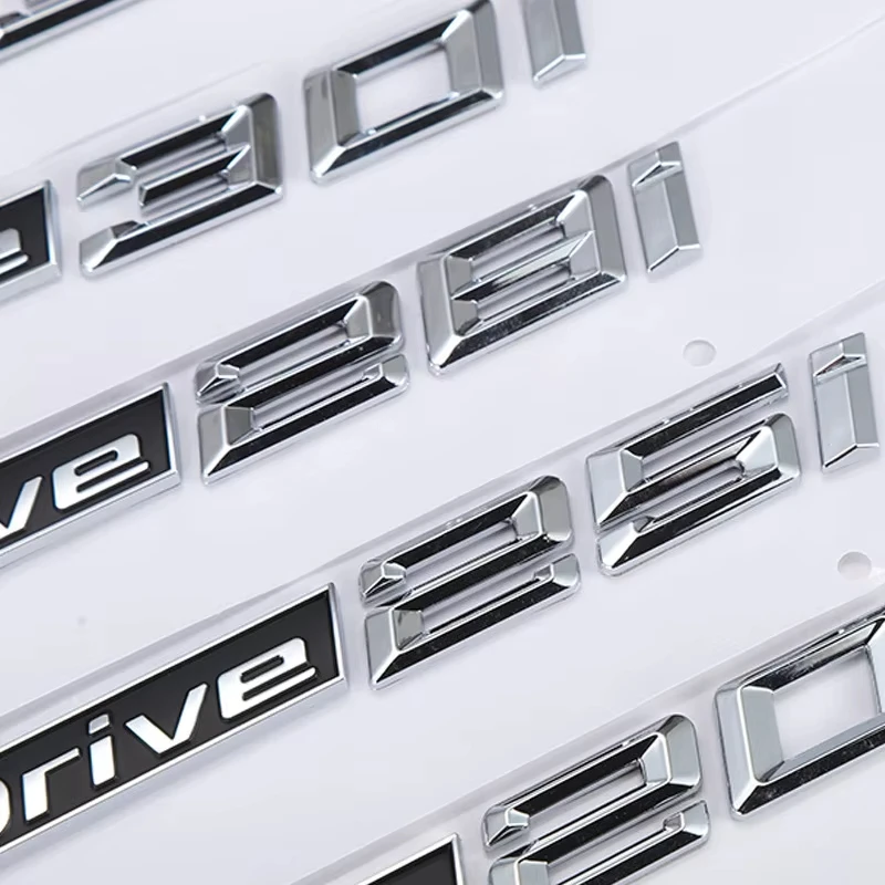 

3D Car Fender Trunk Badge Sticker For BMW Xdrive20i 25i 28i 30i 35i 40i 45i 50i 55i 18d 20d 30d 35d 40d 45d 50d Emblem Logo