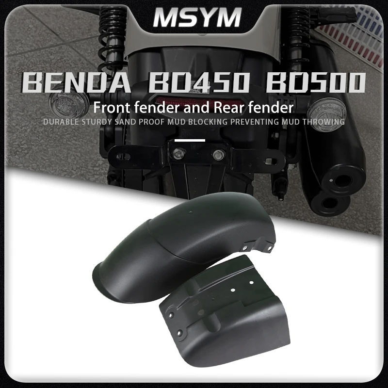 

Motorcycle Extender Front and after Rear Fender Mudguard Splash Guard Accessories For BENDA 450 BD450 Jingira 450 BD500 BD 500