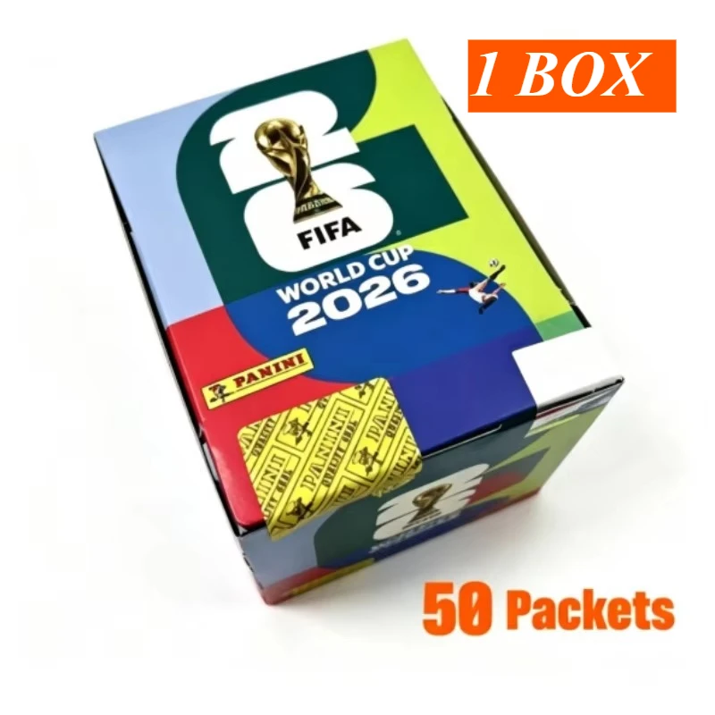 2026 Original Panini Offizielle FIFA-Weltmeisterschaft Fußballkarten Aufkleber-Packs & Album Limitierte Auflage Sammlung Fußball-Memorabilia-Set