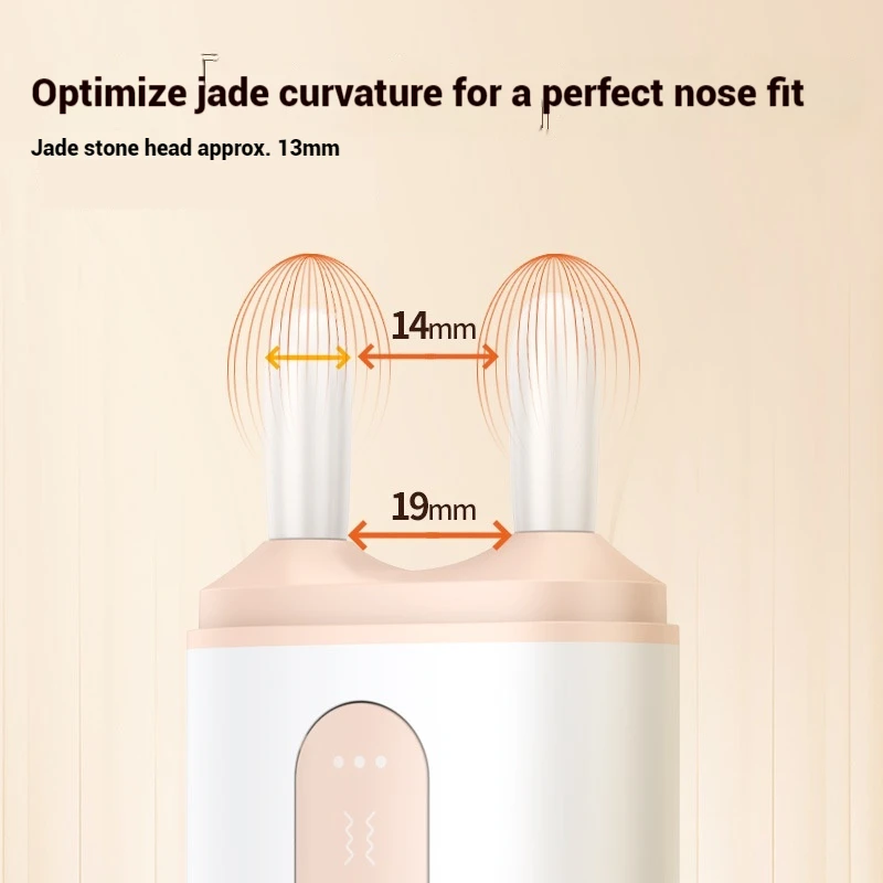 Nose Bridge Massager Meridian Massage Comb Lifting Massage Vibration Hot Compress Face