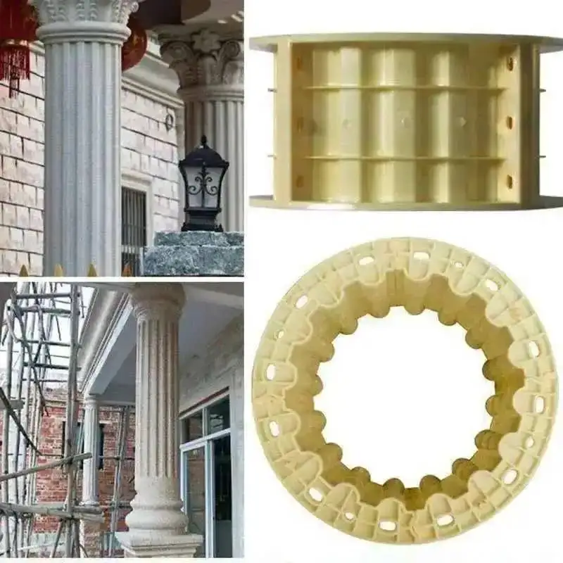 Model Cement Gate Thickened Roman Column Column Villa Body Mold Accessories European Cast-in-place Decorative Building Template